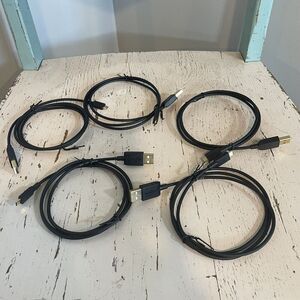 USB 2.0 A Male to Micro B 15 Pack - 3ft 5pin Data Sync Charger Cable Cord Black‎